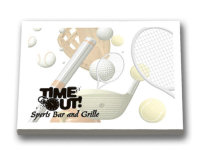 Sticky Notes: 4 inch x 3 inch Sports Design Sticky Notes